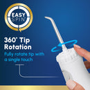 Waterpik Cordless Gem 5100 Portable Water Flosser, Rechargeable, White