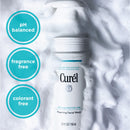 Curel Japanese Skin Care Foaming Daily Face Wash for Sensitive Skin, Hydrating Facial Cleanser for Dry-Skin, pH-Balanced and Fragrance-Free, 5 Oz (Step 2 of 2-Step Skincare) (Pack of 2)