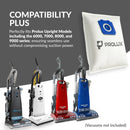 6pk of Bags and 2 Exhaust Filters for the Prolux 6000/7000/8000/9000 Upright Vacuum Cleaners