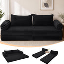 Queen Convertible Sofa Bed, Corduroy Folding Couch