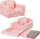 Rainbow Unicorn Glow Kids Couch, 42" Fold Out