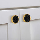 Faux Crocodile 1-3/5 in.  Leatherite Cabinet Knob