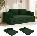 Boneless Loveseat Sofa Bed, 59" Corduroy