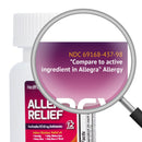 HealthA2Z® Fexofenadine Hydrochloride 60mg | 12-Hour Antihistamine for Allergy Relief | (200 Counts (Pack of 1))
