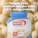 Premier Protein 30g High Protein Powder, 100% Whey, Vanilla, 29 Servings