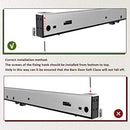 Barn Door Soft Close Kit in Stainless Steel