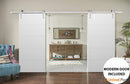 Planum 0770 Painted White Matte Barn Door Slab