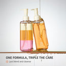 UZ2B Triple Layer Cleansing Oil – Oil, Serum & Water Layers | Deep Cleanse Makeup, Sunscreen & Blackheads | Hydrating with Centella & Jojoba Oil | Korean Skincare 185 ml / 6.26 fl. oz.