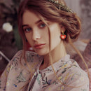 Cute Small Gold Hoop Dangle Earrings for Little Girls Funny Hypoallergenic Multiple Colour Butterfly Star Flower Aesthetic Drop Earrings for Kids Teen Jewelry (20 Pairs)