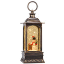 Christmas Snow Globe Lantern, Musical Snow Globe with Swirling Glitter, Battery Powered, Christmas Decorations Indoor for Home - Cardinal and Snowman