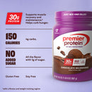 Premier Protein Powder, Chocolate Milkshake, 30g Protein, No Added Sugar, 100% Whey Protein, Keto Friendly, Soy & Gluten Free, 24.5 oz, 17 Servings (Packaging May Vary)