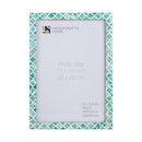 Poster Picture Frame Moroccan Bone & Resin Inlay Collection in 5 Sizes, Green