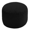 Round Pouf Ottoman Foot Rest, 20"x15"