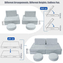 8-Piece Kids Play Couch
