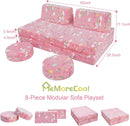 8-Piece Kids Play Couch