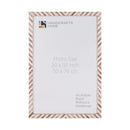 Poster Picture Frame Chevron Pattern in 5 Sizes, Brown