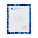 Poster Picture Frame Classic Pattern Bone Inlay Collection in 5 Sizes, Blue