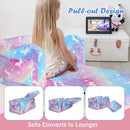 Children's Fold Out Sofa with Blanket