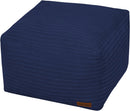 Round Plush Pouf Ottoman, 20"x15"