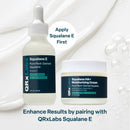 QRxLabs Squalane + Hyaluronic Acid Cream - Daily Face Moisturizer, 2oz