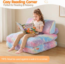 Kids Couch, 3-in-1 Fold-Out Foam Chair