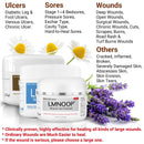 LMNOOP® Bed Sore Ointment, Wound Healing Cream Skin Repair Treatment Infection Protection First Aid Ointment for Bedsores & Pressure Sores Diabetic Venous Foot & Leg Ulcer Burns Cuts