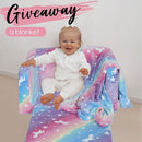 Children's Fold Out Sofa with Blanket
