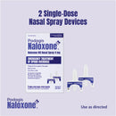 Padagis Naloxone HCI Nasal Spray, 4 mg – Emergency Treatment for Opioid Overdose - Rapid-Response Opioid Overdose Reversal, 2 Dose Single Use Nasal Spray