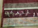 8' X 11' Tibetan Nepal Art Deco Hand Knotted Wool Rug Modern Contemporary Nice