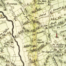 Vintage Map of Veurne, Belgium 1665