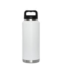 36 Oz Stainless Steel Twist-Off Cap Water Bottle - White