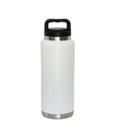 36 Oz Stainless Steel Twist-Off Cap Water Bottle - White