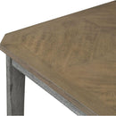 7-Piece Farmhouse Dining Set Classic Rustic Table and 6 high-back design Chairs for Dining Room, Kitchen (Brown+Gray)