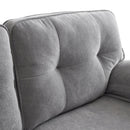 82.6' Modern Sectional Sofas Couches Velvet L Shaped Couches for Living Room, Bedroom(Old SKU:SG000980AAE), Light Grey