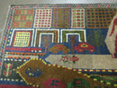 3' X 5' New Vintage Handmade Afghan Balouch Tribal Wool Pictorial Rug