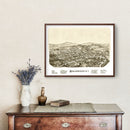 Vintage Map of Malborough, New York 1891