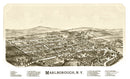 Vintage Map of Malborough, New York 1891