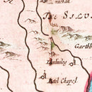 Vintage Map of Brecknockshire 1665