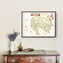 Vintage Map of West Galloway, Scotland 1665