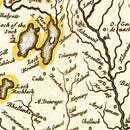 Vintage Map of West Galloway, Scotland 1665