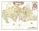 Vintage Map of Galloway, Scotland 1665
