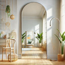 Arched Full Length Mirror 64x21 Inches For Living Room