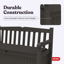 70 Gallon Outdoor Storage Bench Box for Garden Tools