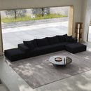 Oversized sponge cloud sofa,Modern Upholstered Sectional Sofa Couch Set,Modular 162' L Shaped Sectional Living Room Sofa Set With 6 Pillows,Free Combination Sofa Couch for Living Room,Bedroom