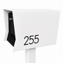 Retrobox-2.0,  in ARCTIC WHITE - Modern Mailbox