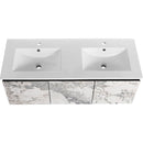 48" Floating Wall-Mounted Bathroom Vanity & Soft-Close Cabinet Door, KD-Package