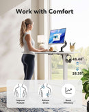 Electric Standing Desk 48 By 24 Inch With 4 Memory Height Settings