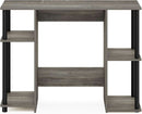 Jaya Computer Study Desk With Open Storage Grey Black