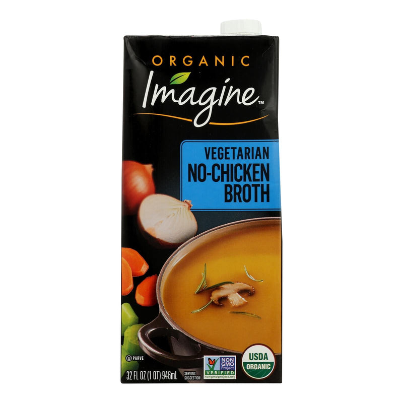 Imagine Foods No Chicken Broth (Pack of Six-Thirty Two Fl Oz)