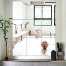Frameless Full Length Mirror Tiles 16x12 Inch Wall Set